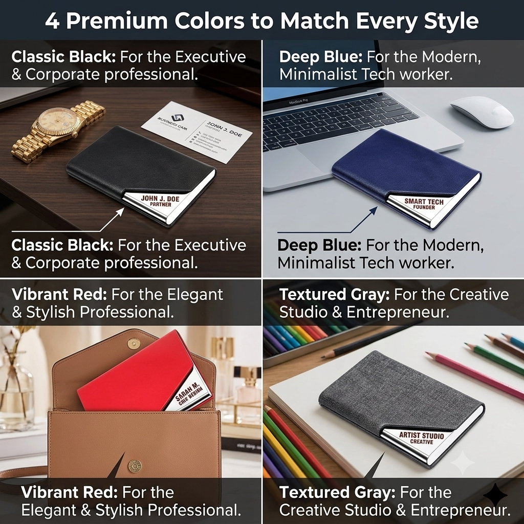 Personalized Metal Card Holder