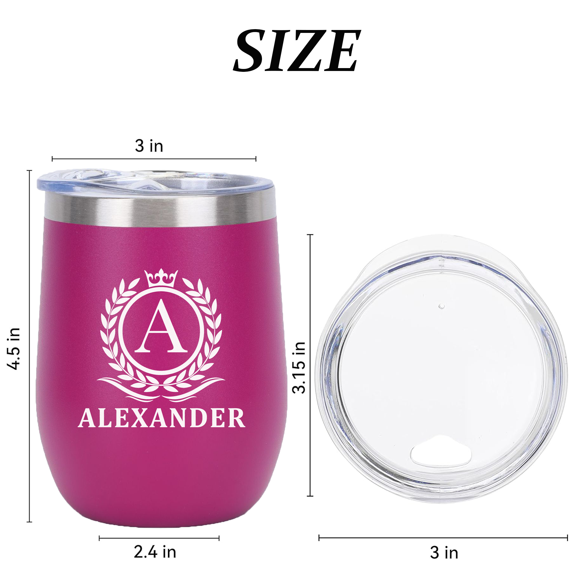 Personalized Wine Tumbler
