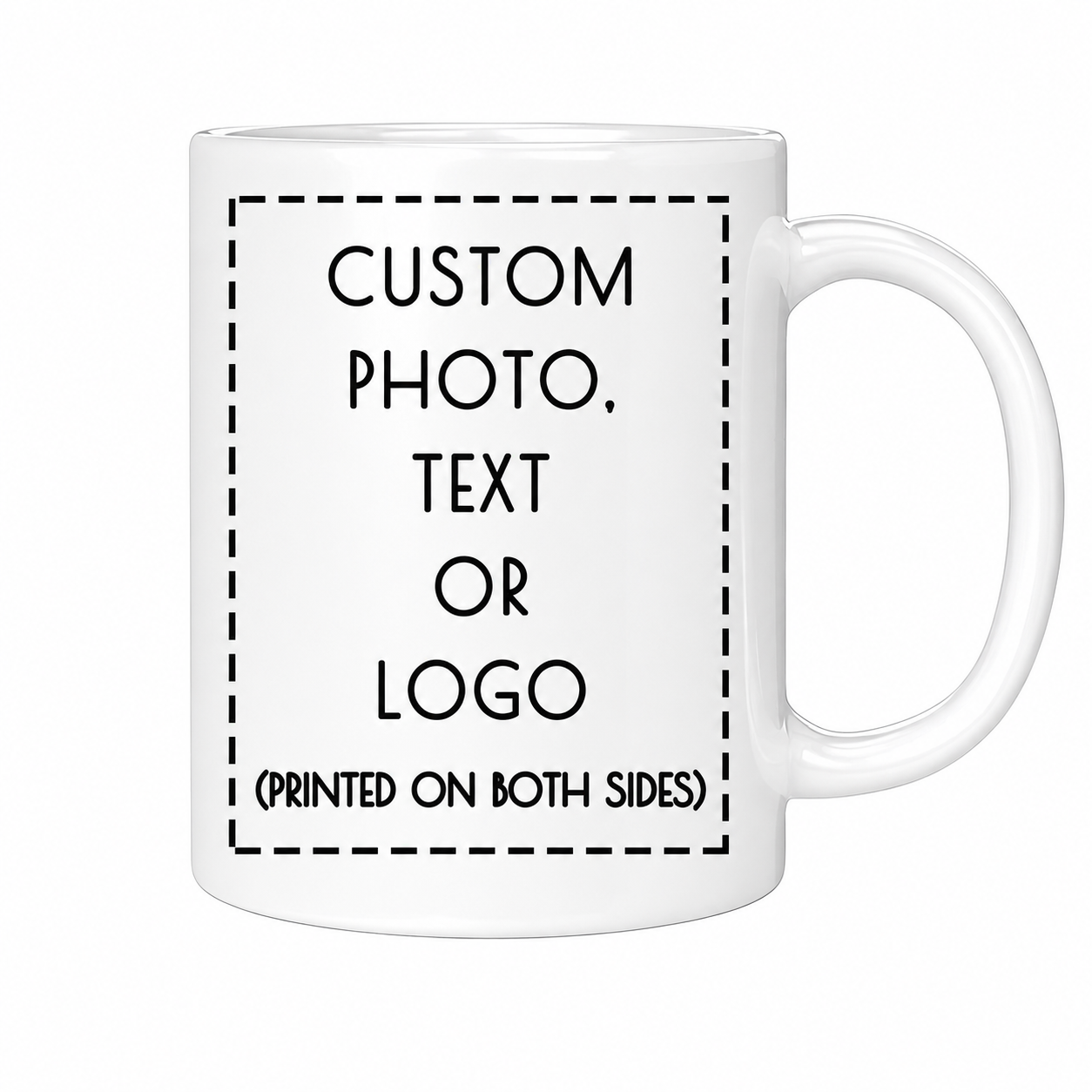 Personalized Double-Sided Photo Mug Custom Gift Mugs
