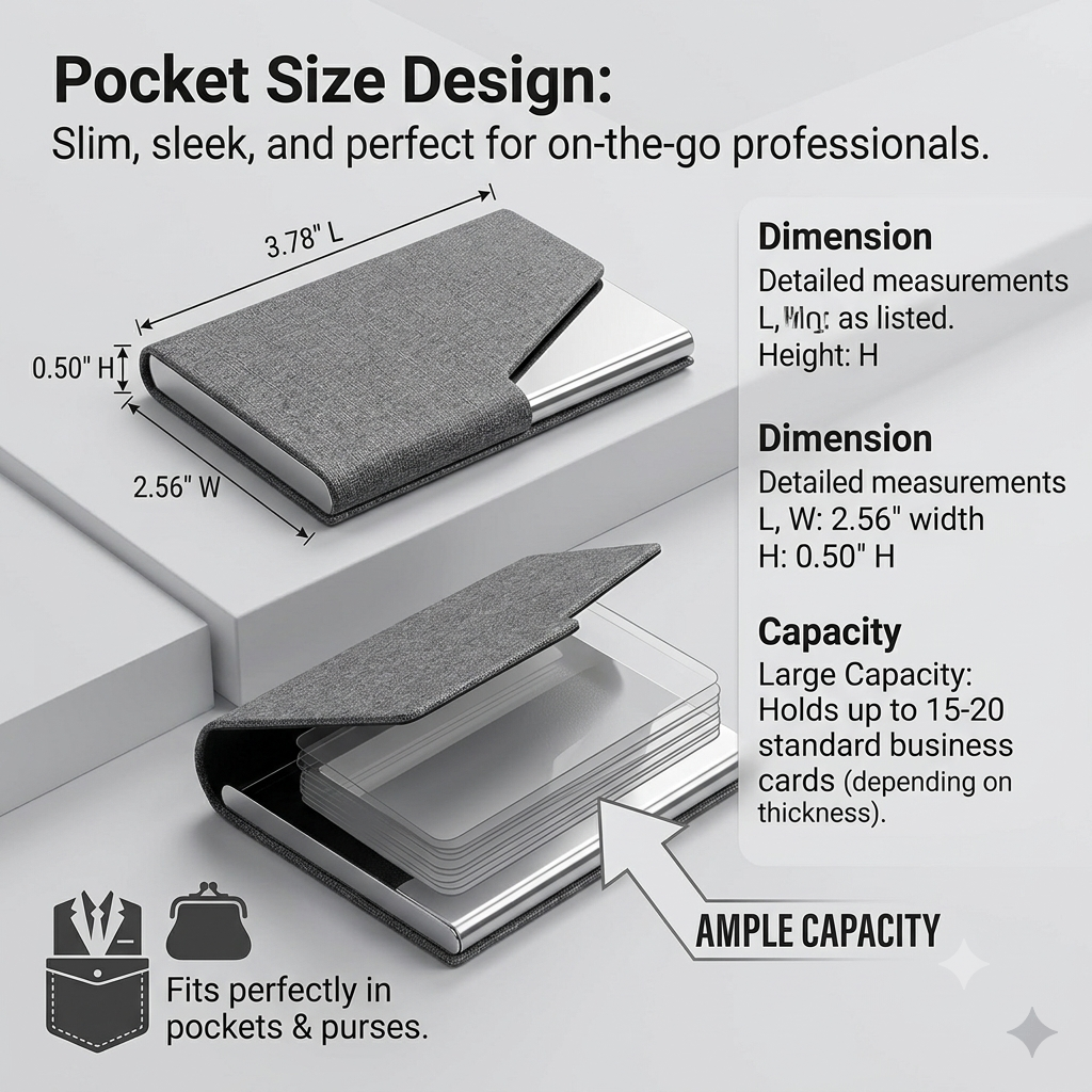 Personalized Metal Card Holder