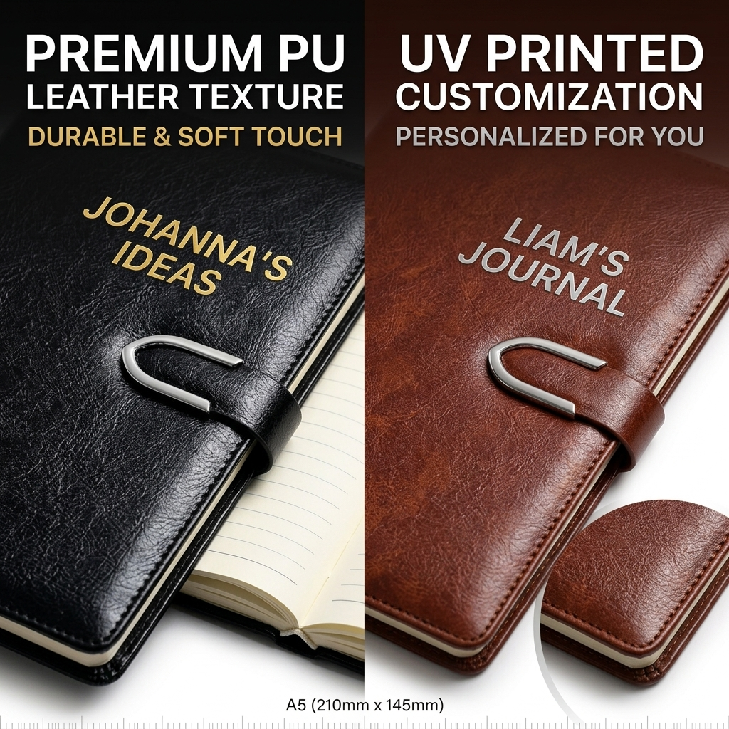 Personalized Leather Notebook
