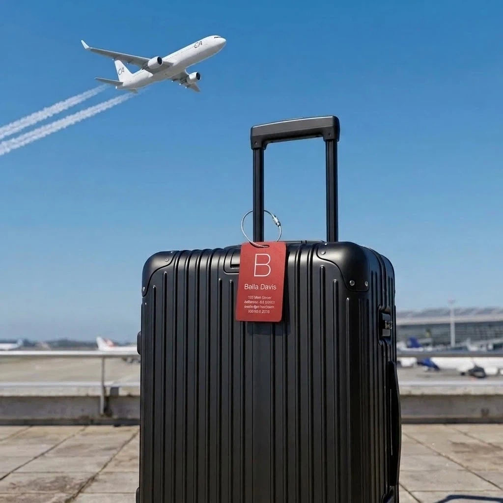 Personalized Aluminum Luggage Tag